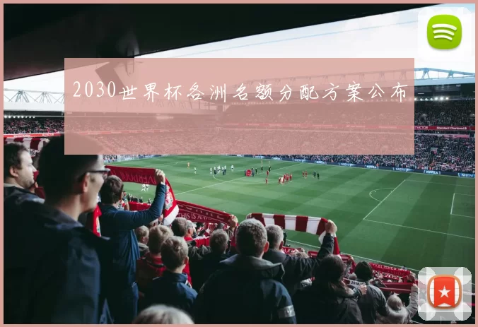 2030世界杯各洲名额分配方案公布