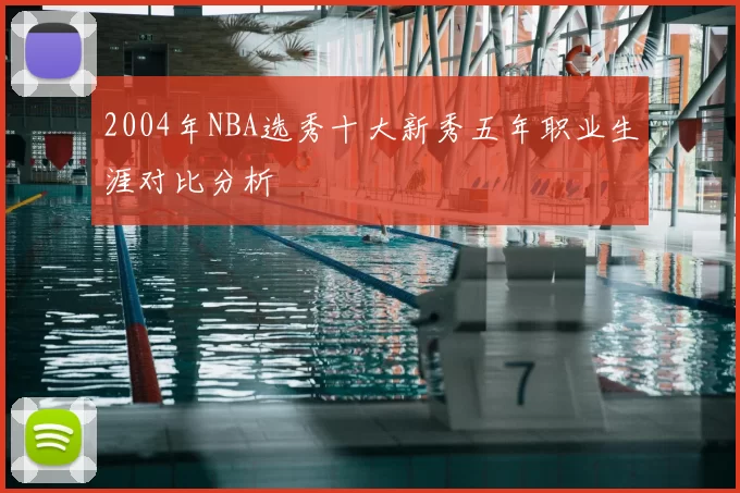 2004年NBA选秀十大新秀五年职业生涯对比分析