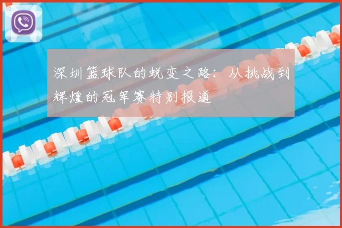 深圳篮球队的蜕变之路:从挑战到辉煌的冠军赛特别报道